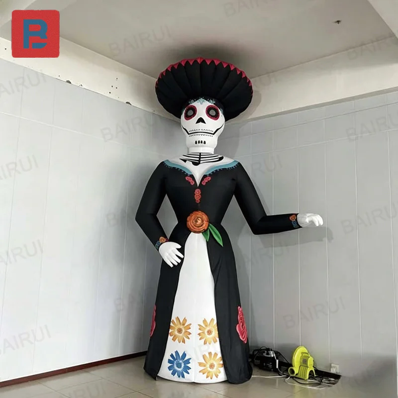 

Inflatable skeleton clown, inflatable cartoon skeleton clown, for outdoor activities and festival decorations