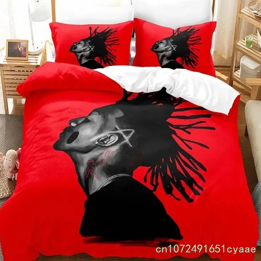 Playboi Carti Bedding Set Single Twin Full Queen King Size Bed Set Aldult Boys Bedroom Duvet Cover Sets 3D Print
