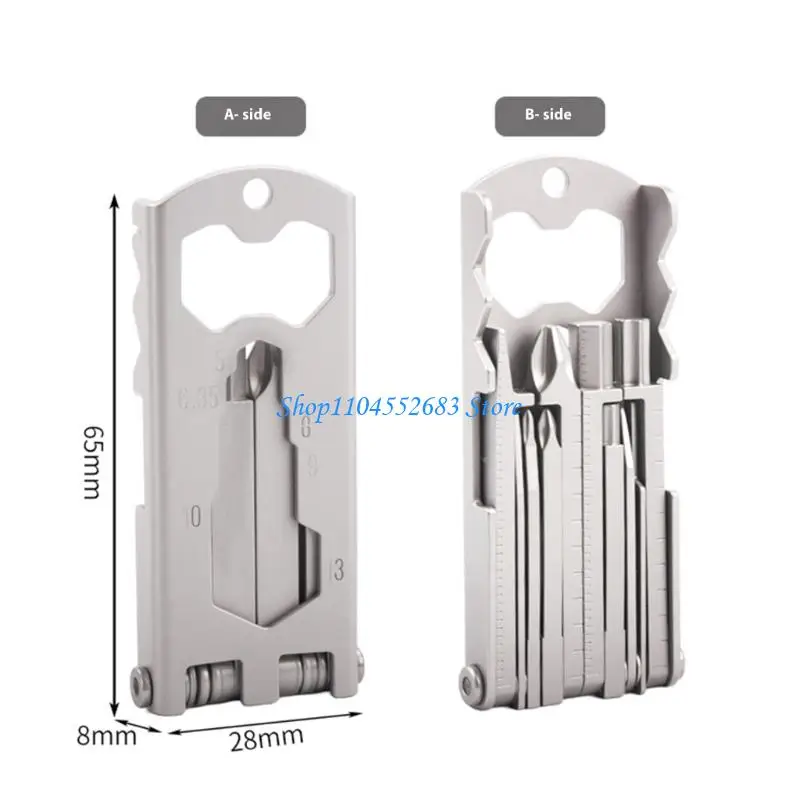 Y6GD Lightweight All Purpose Tool Combines Screwdriver Wrench Card Ejectors For Cycling Maintenance