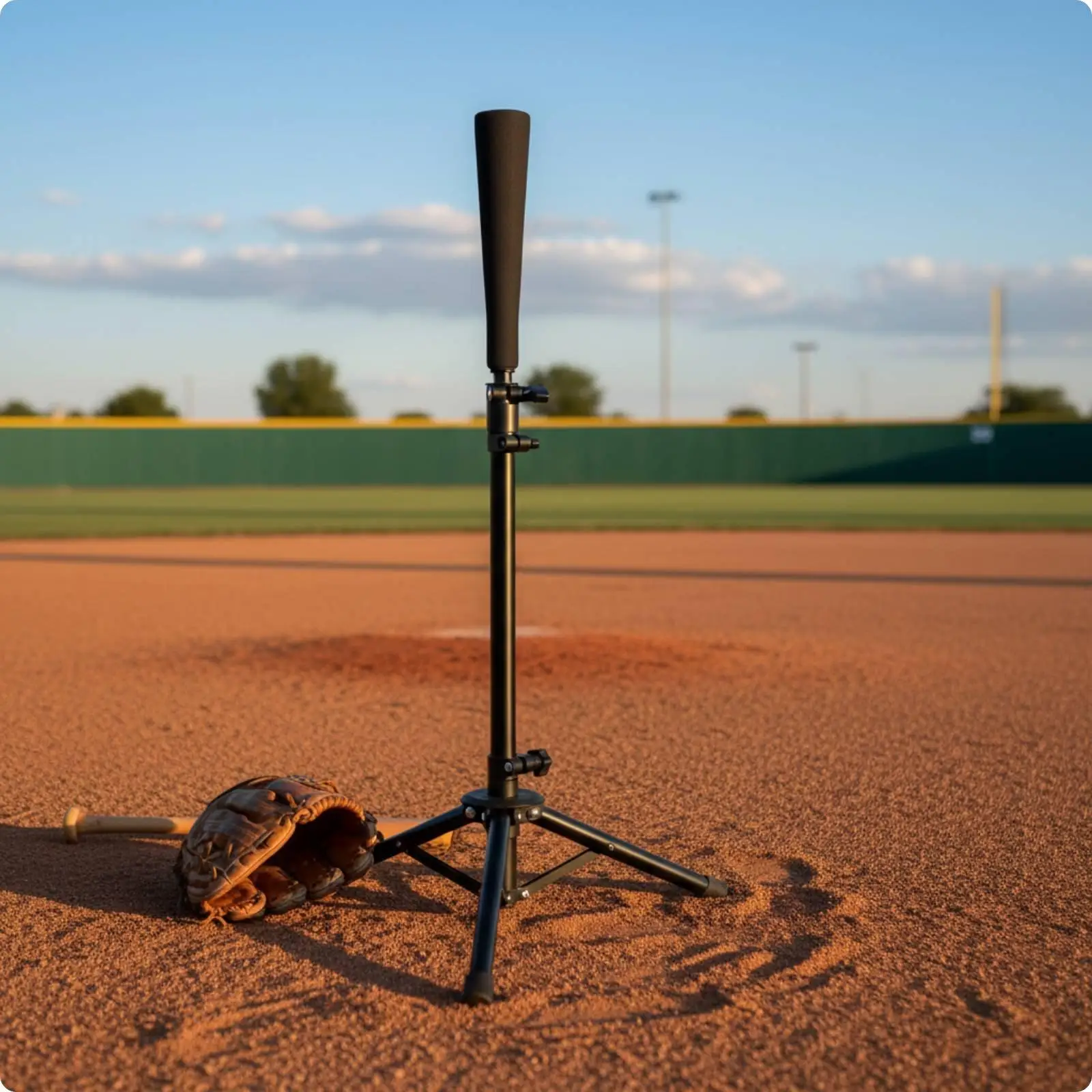 Baseball Training Stand Flexible Rubber Replacement Tube Batting Tee Stable Ball Placement for Baseball Practice