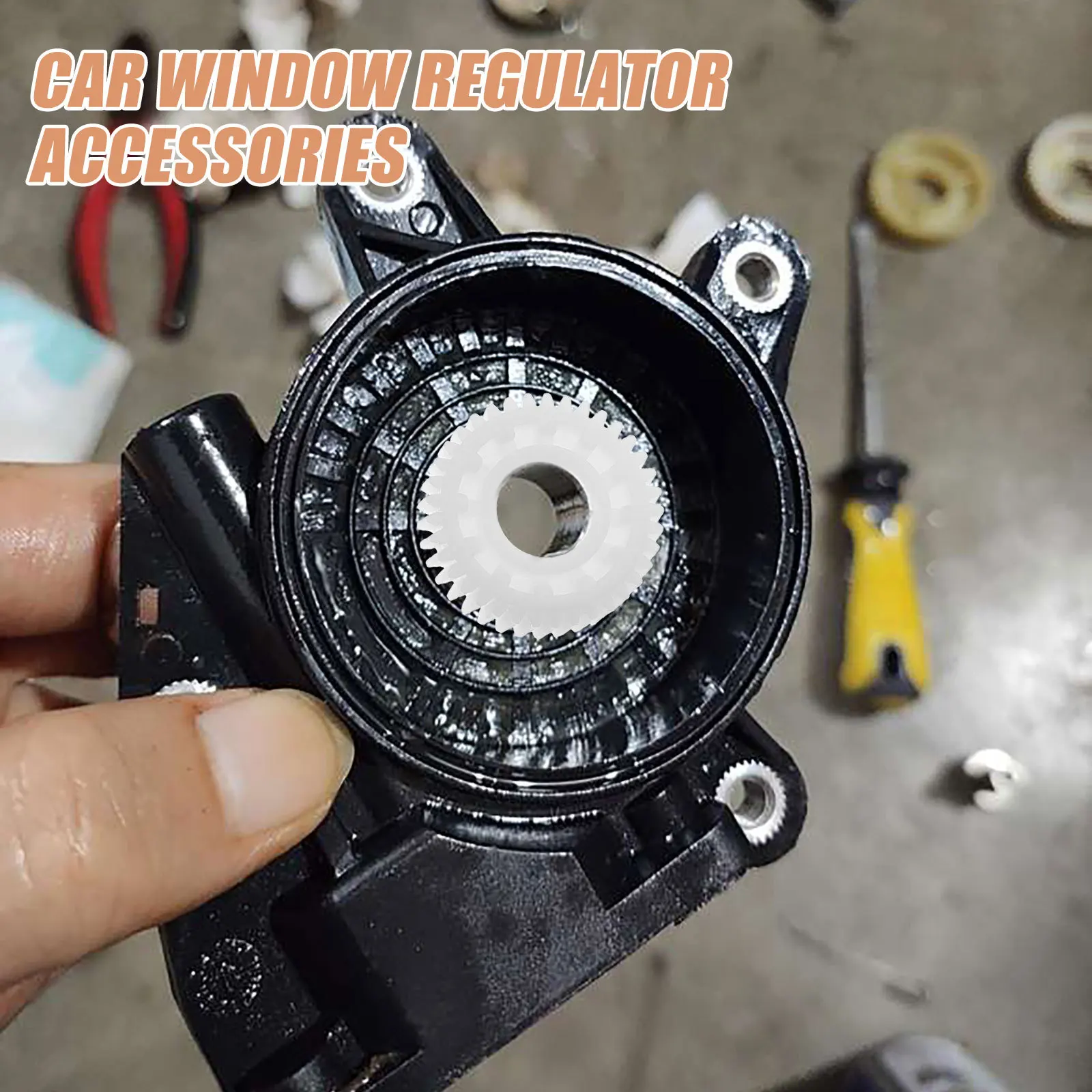 

1 Set Durable Car Window Motor Gear Smooth Quick Easy Installation Replacement Part For Various Vehicles Plastic Gear