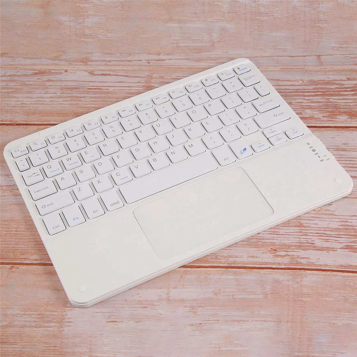 لوحة مفاتيح بلوتوث N27R تعمل باللمس لأجهزة iPad والهواتف اللوحية وتحكم مغناطيسي رائع من النوع C ولوحة مفاتيح واحدة تعمل باللمس