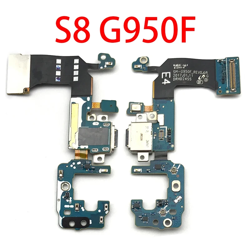 Ori USB Charging Dock Connector Flex Cable Mic Microphone Board For Samsung S8 S9 Plus G950F G955F G960F G965F G930