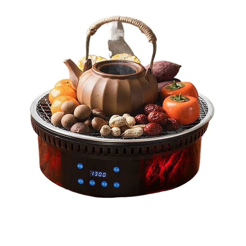 

Electric ceramic stove for making tea around the stove