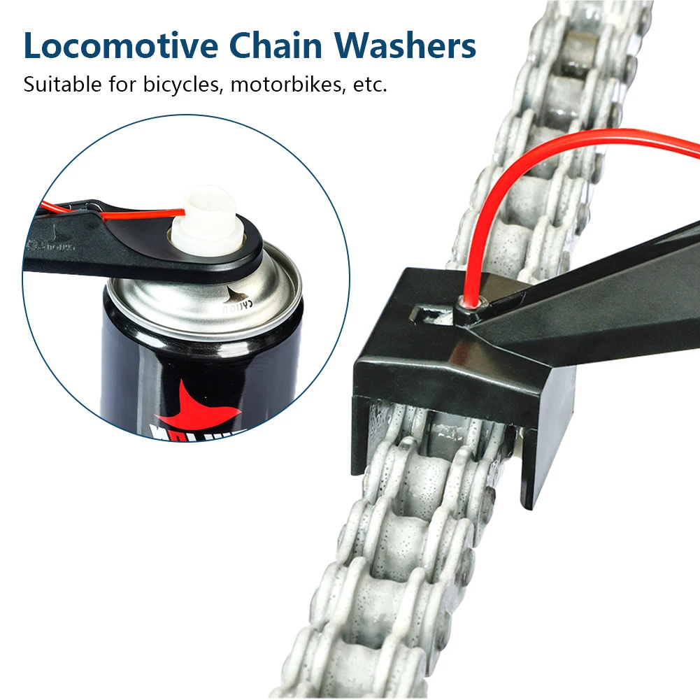 Outil de huileur de lubrifiant de chaîne de moto, nettoyeur de chaîne de cire sans gâchis, accessoire de support de paille de lubrifiant, applicateur de positionnement, 2025