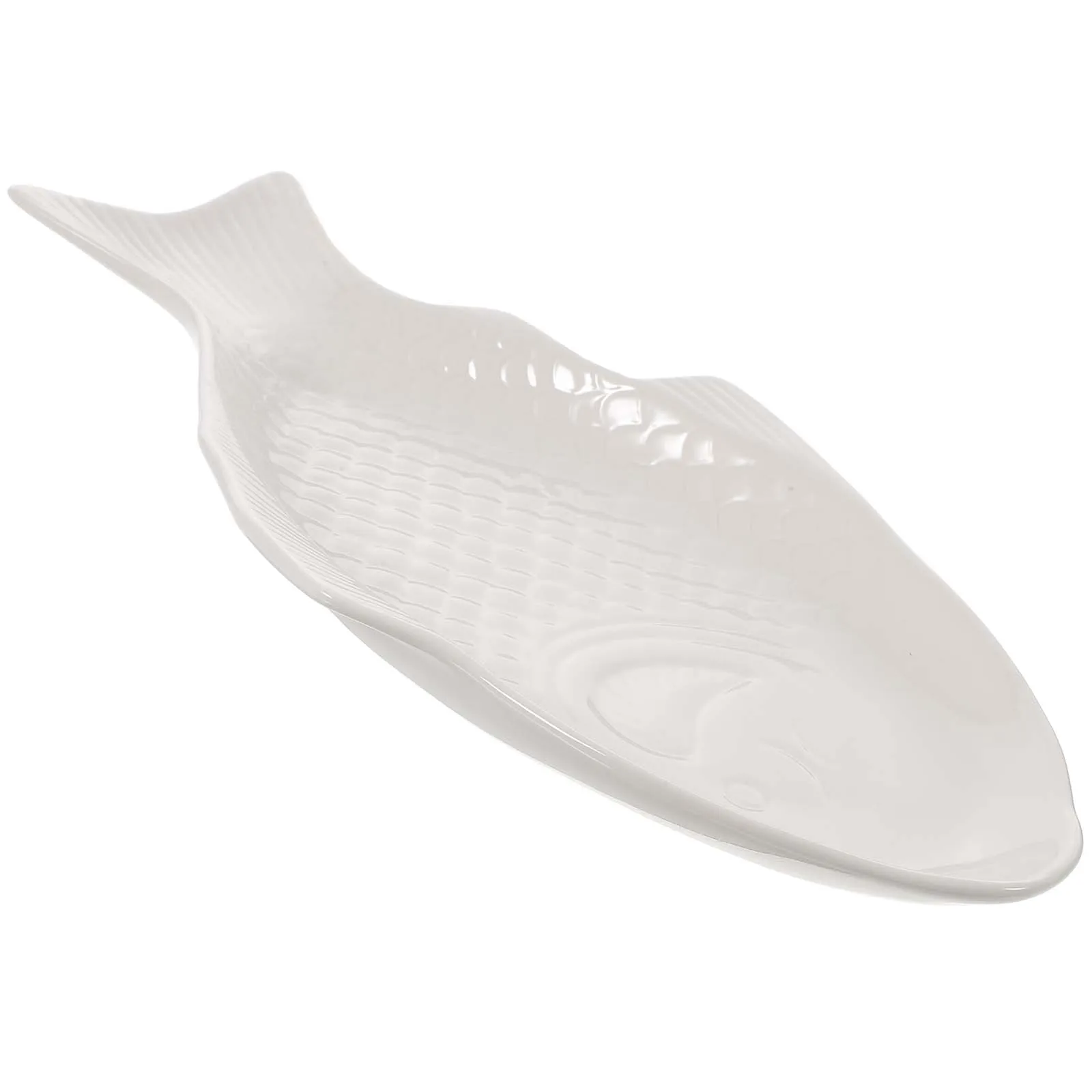 

Fish Plate Shaped Snack Dishes Small Appetizer Plates Platter Marine Animal Dinner Baking Tray