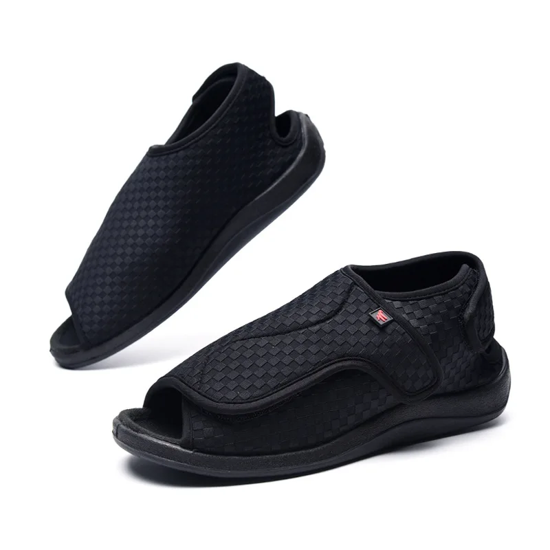 

Diabetic Shoes Spring Summer Man's Comfortable Breathable Medical Orthopedics Diabetes Rubber for Man