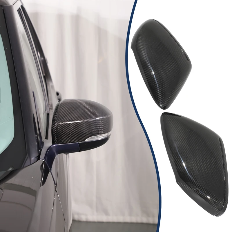 

2Pcs Real Carbon Fiber For Land Rover Discovery 4 LR4 2014-2016 Car Exterior Mirror Cover Decorative Stickers Car Accessories