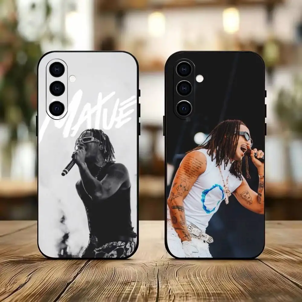 

Rapper Matue-333 Phone Case Black Silicone Soft For Samsung Galaxy A73,A72,A71,A70,A53,A52,A51