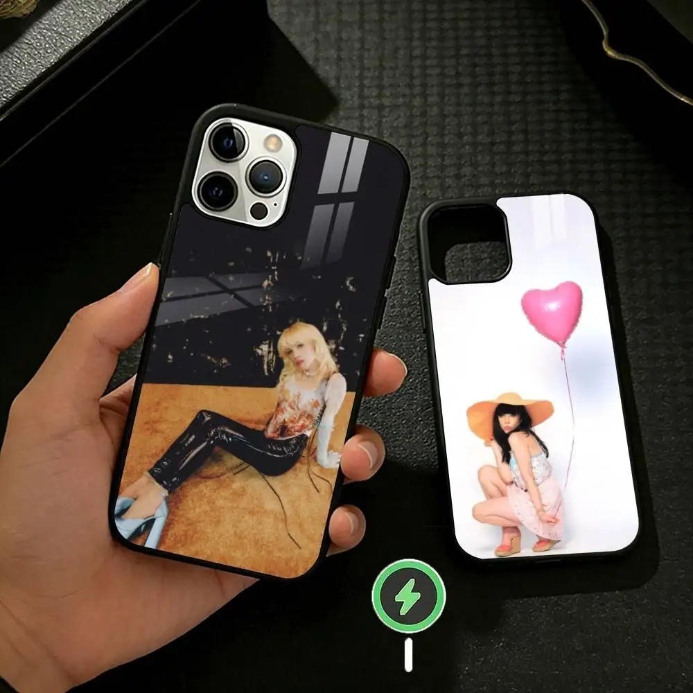 

Singer C-Carly Rae Jepsenb Phone Case For iPhone 17,16,15,14,13,12,Plus,Pro,Max For Magnetic Wireless Charge
