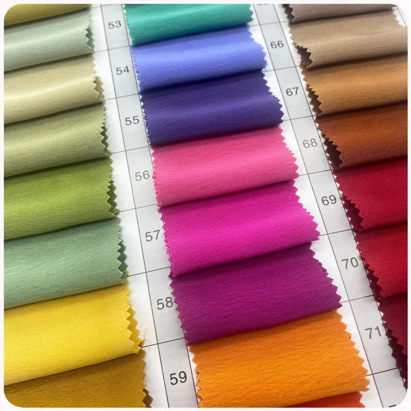 

Imitation acetic acid cracked satin fabric smooth and soft two-color butyl shirt dress shoe material