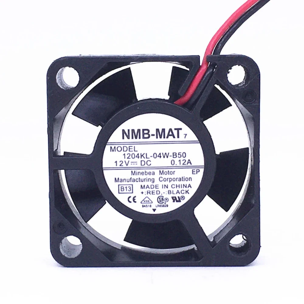 

1204KL-04W-B50 Server Fan for NMB NMB-MAT High Air Axial Flow Dual Ball Bearing Inverter Cooling Fan 3010 3CM 12V 0.12A