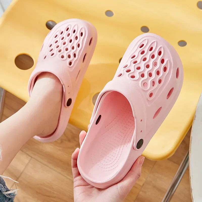 Fashion Sandals Waterproof Slippers Women Shoes Summer Outdoor Slides EVA Soft Sole Garden Shoes Indoor Nursing Clogs Sandals