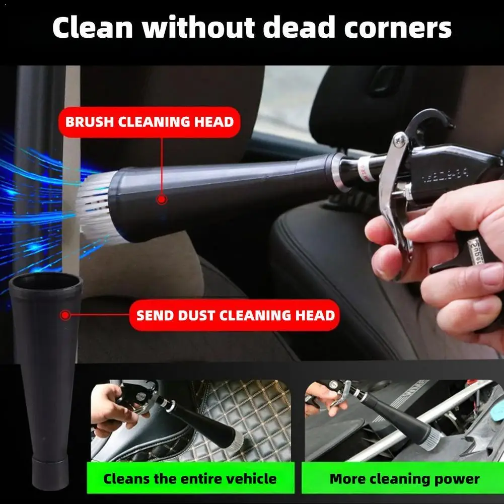 

Пистолет для очистки высоким давлением Tornado с подшипниковой конструкцией, воздушная насадка для глубокой очистки салона автомобиля, инструмент для детальной мойки с коннектором 1/4 дюйма