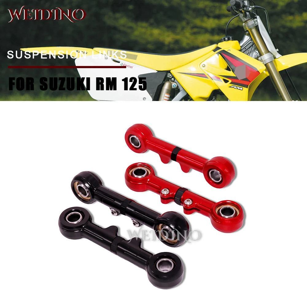 Motorcycle Rear Lowering Suspension Links Rod Aluminum Accessories For Suzuki RM 125 RM250