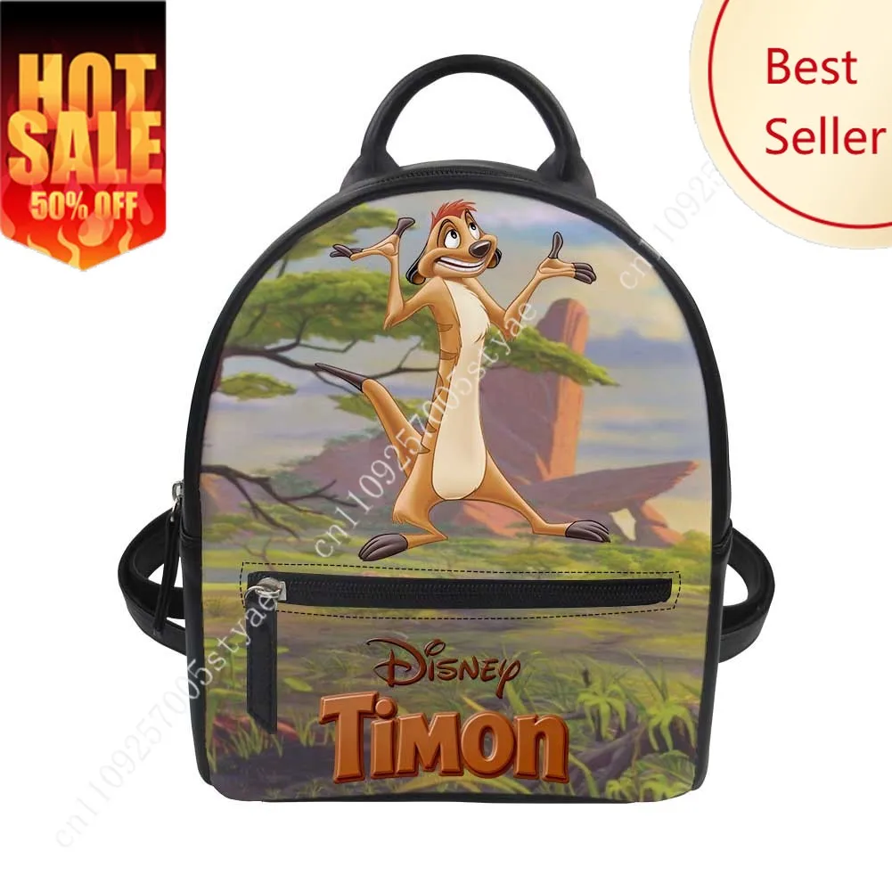 

Timom Backpack Disney Cartoon Decorate Leather Bags Design Your Photo Logo Text Party Holiday Custom Gifts