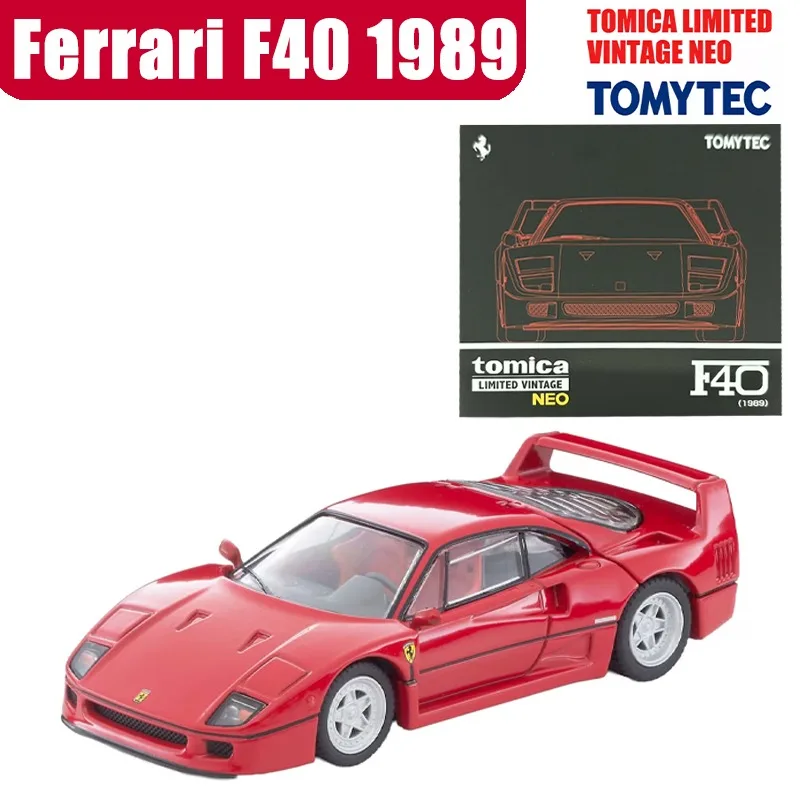 TAKARA TOMY TOMYTEC TLV-Ferrari F40 1989 Alloy Motor Vehicle Toy