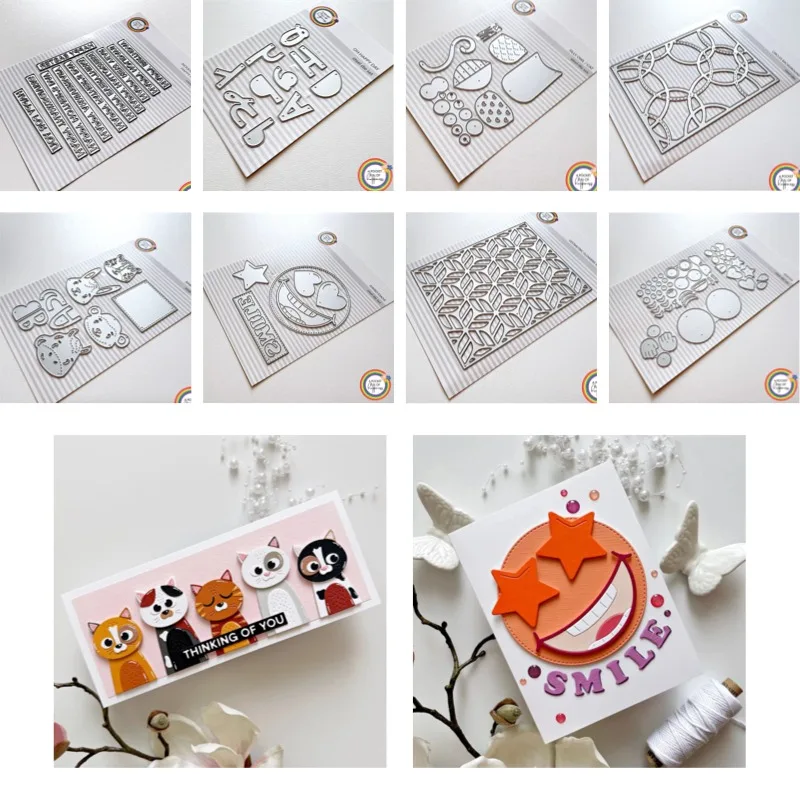 Happy Birthday Holidays New Year Metal Cutting Dies New Arrival DIY Molds Scrap Booking Paper Making Die Cuts Crafts Template