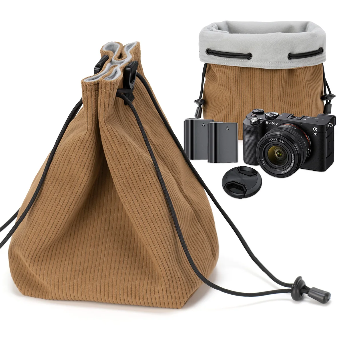 

Маленькая сумка для фотоаппарата, портативная мягкая милая сумка для фотоаппарата, совместимая с беззеркальными фотоаппаратами/Nikon/Canon/Sony/Fuji, чехол для камеры