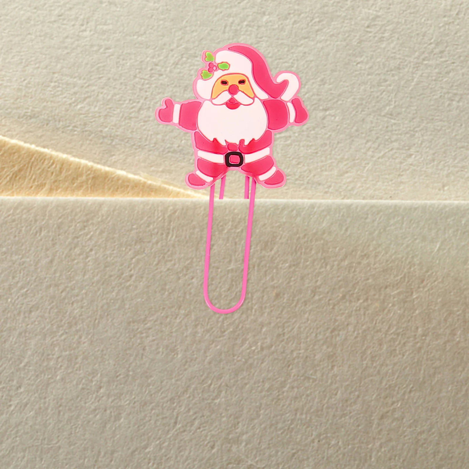 24Pcs Decorative Christmas Paper Clips Festive Bookmarks for Office School Work Holiday Party Favors Unique Stationery Gift