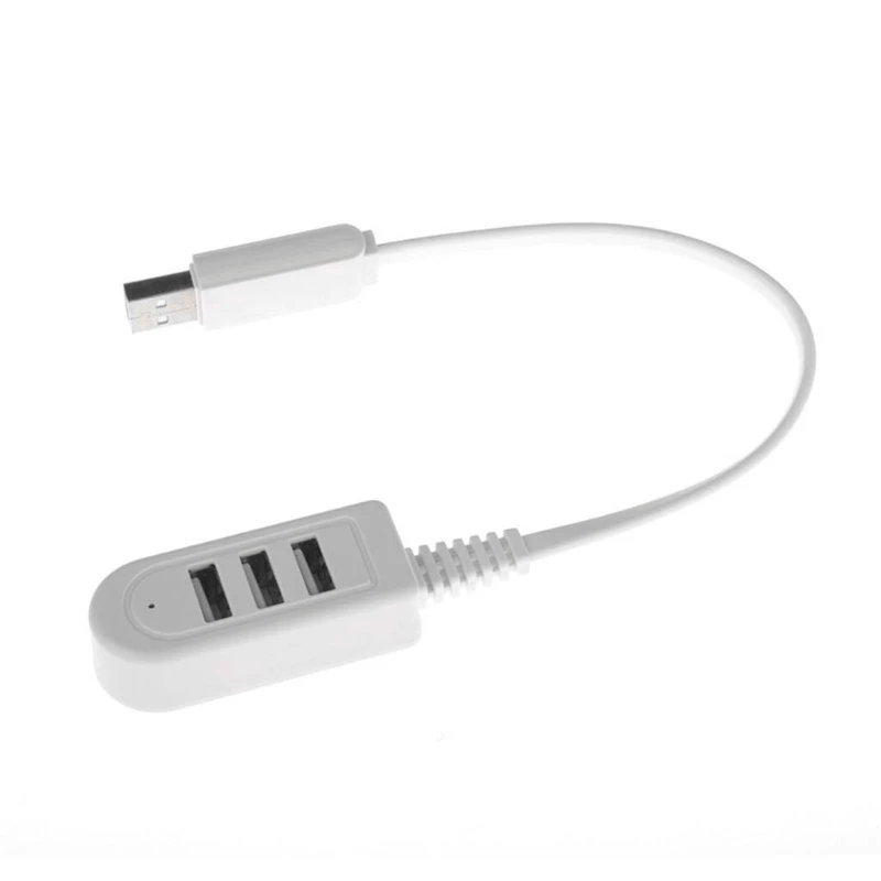 3-poorts USB 2.0 Hub Draagbaar Compact voor PC Laptop Notebook Desktop