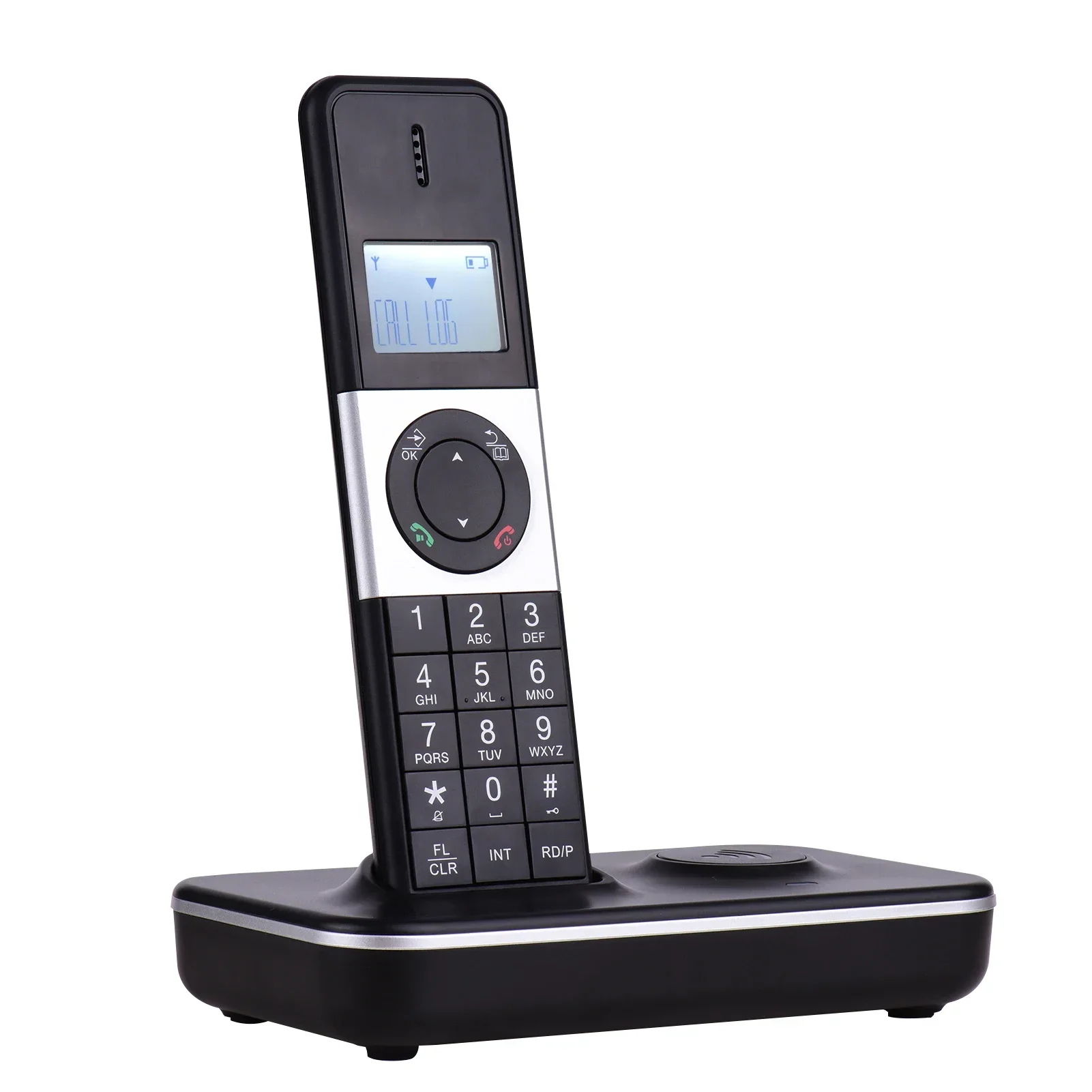 

Telephone with LCD Display Caller ID Hands-free Calls Conference Call 16 Languages Support 5 Handsets