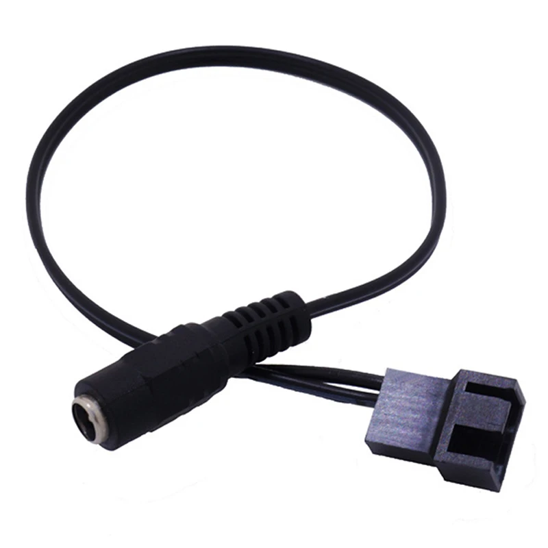 1PC Connect DC 5521 to 4Pin Adapter Cables 4 Pin Computer PC Fan Power Cable Connector Adapter 12V 30cm