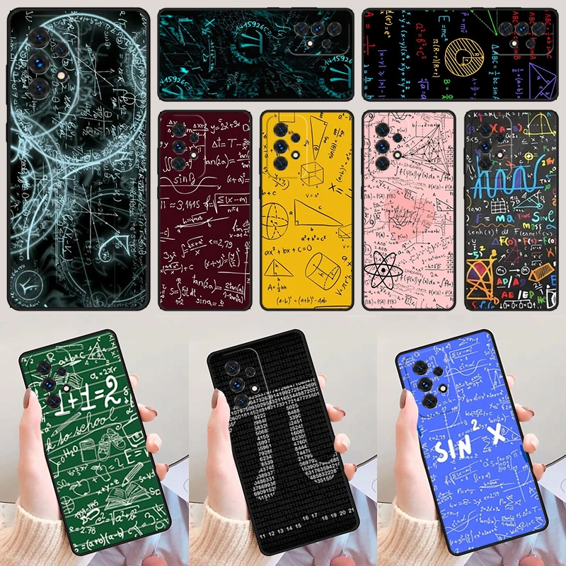 Funny Math Formulas Equations For Samsung A52 A72 A73 A20e A21S A50 A70 A11 A12 A42 A31 A40 A51 A71 A32 A80 A91 Phone Case