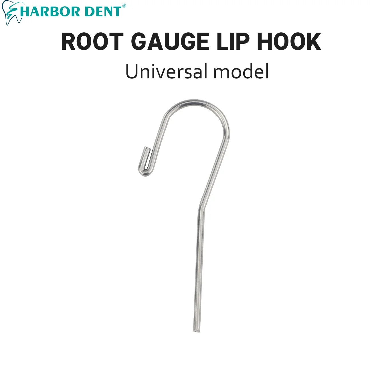 1Pcs Dental Lip Hook Tools Stainless Steel Endo Treatment Measuring Wire Apex Locator Dentistry Denture Instrument