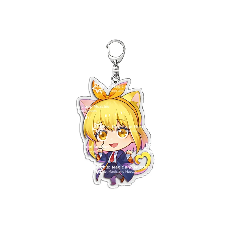 ccc Anime Mashle Magic And Muscles Mash Mini figurine porte-clés en acrylique avec expression en colère mignonne, bijou pendentif pour fans