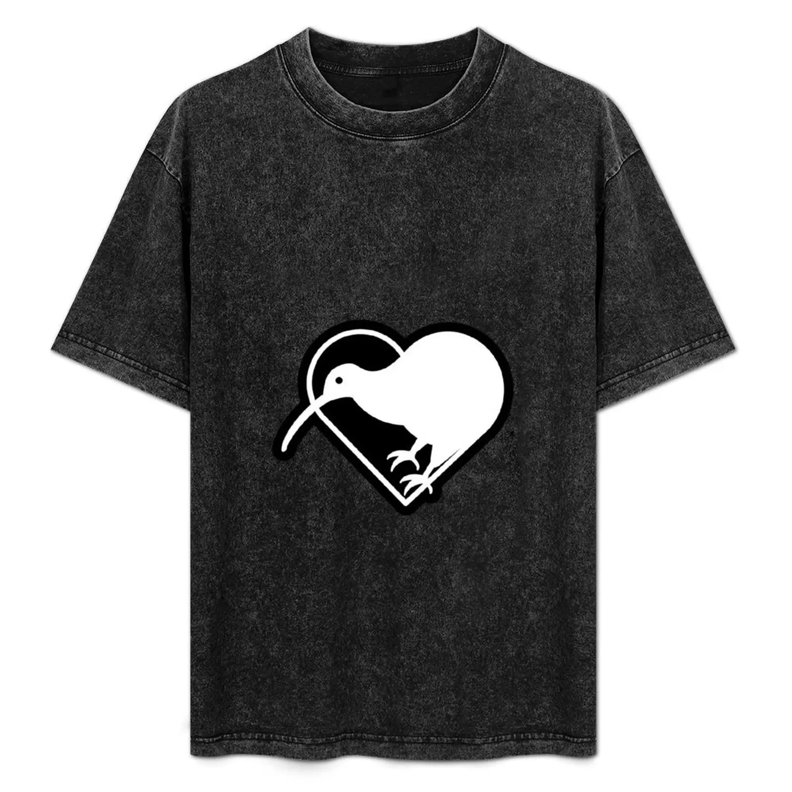 

New Zealand Kiwi Heart T-Shirt customs boys animal print for a boy mens graphic t-shirts