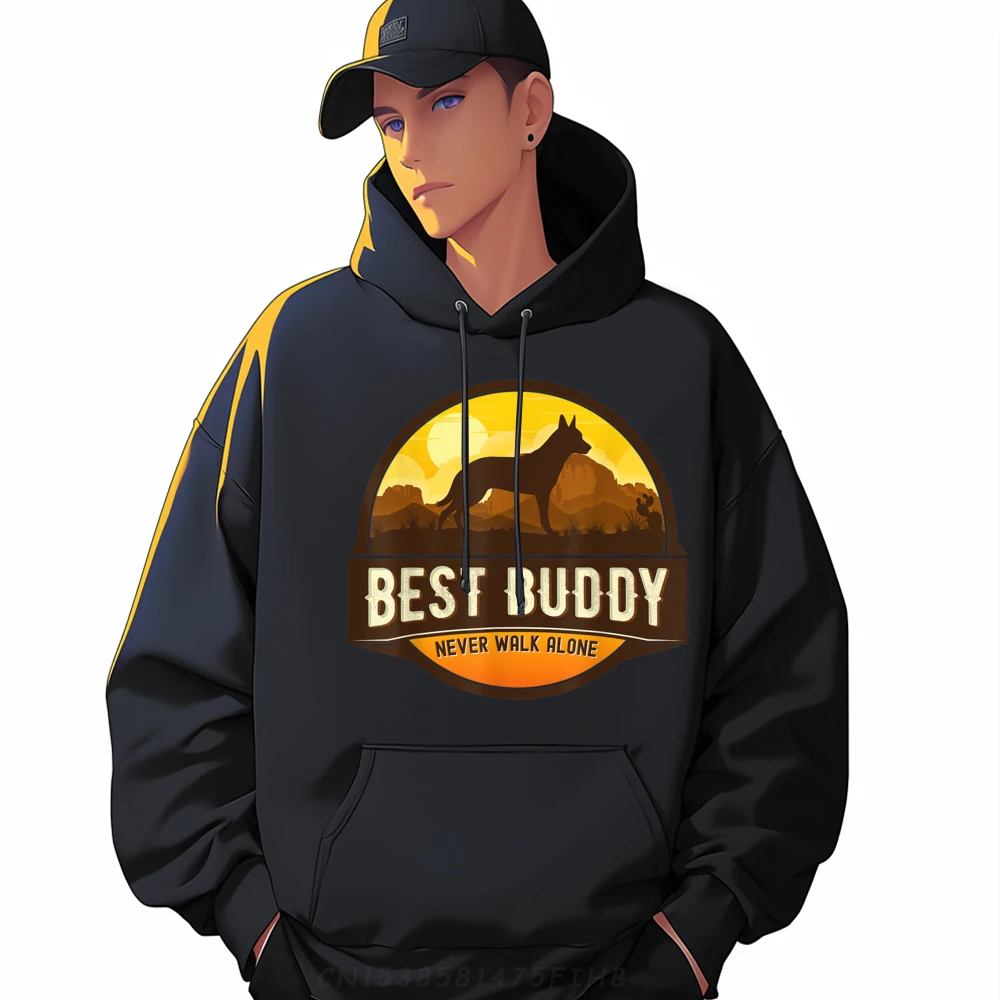 

Belgian Shepherd Malinois Retro O-Neck Hoodies Labor Day Sweatshirt Long Sleeve Hip Hop Normal Sweatshirt Summer Women's