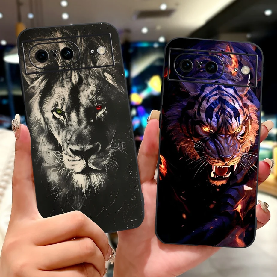 حافظة لهاتف جوجل بيكسل 8 برو Pixel8A غطاء مطلي على الموضة الفاخرة حافظة هاتف ناعمة من البولي يوريثان لهاتف جوجل بيكسل 8A Pixel8 Pro Fundas Coque