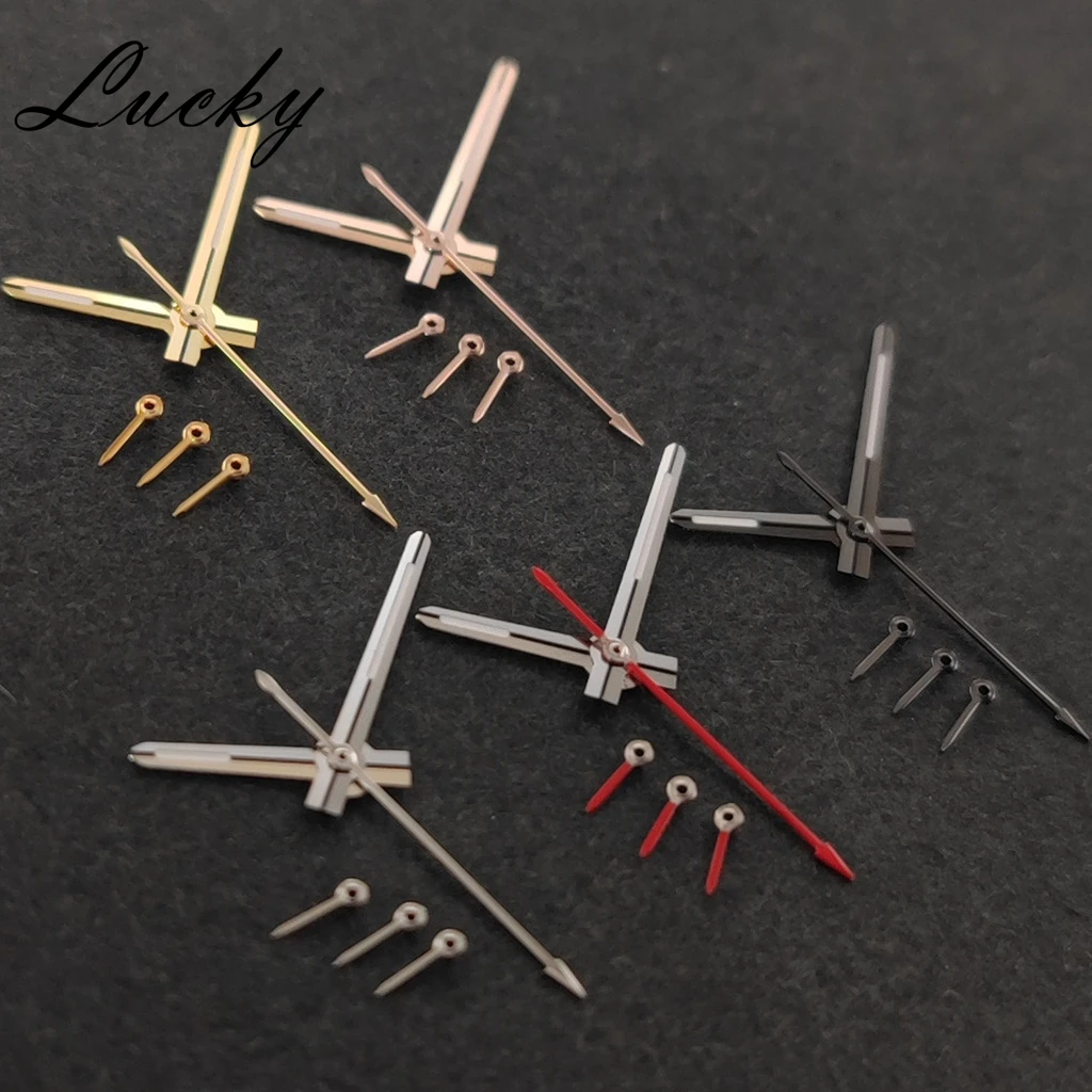 عالية الجودة 6 دبابيس VK63 ساعة الأيدي الفضة الأسود الذهب ارتفع الأيدي الأخضر مضيئة الساعات مؤشرات صالح VK63 VK63A حركة الكوارتز