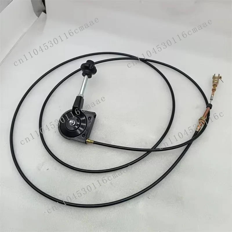 Excavator Manual Control Kit's 3m Manual Throttle Cable Includes Wire Rod Mixer
