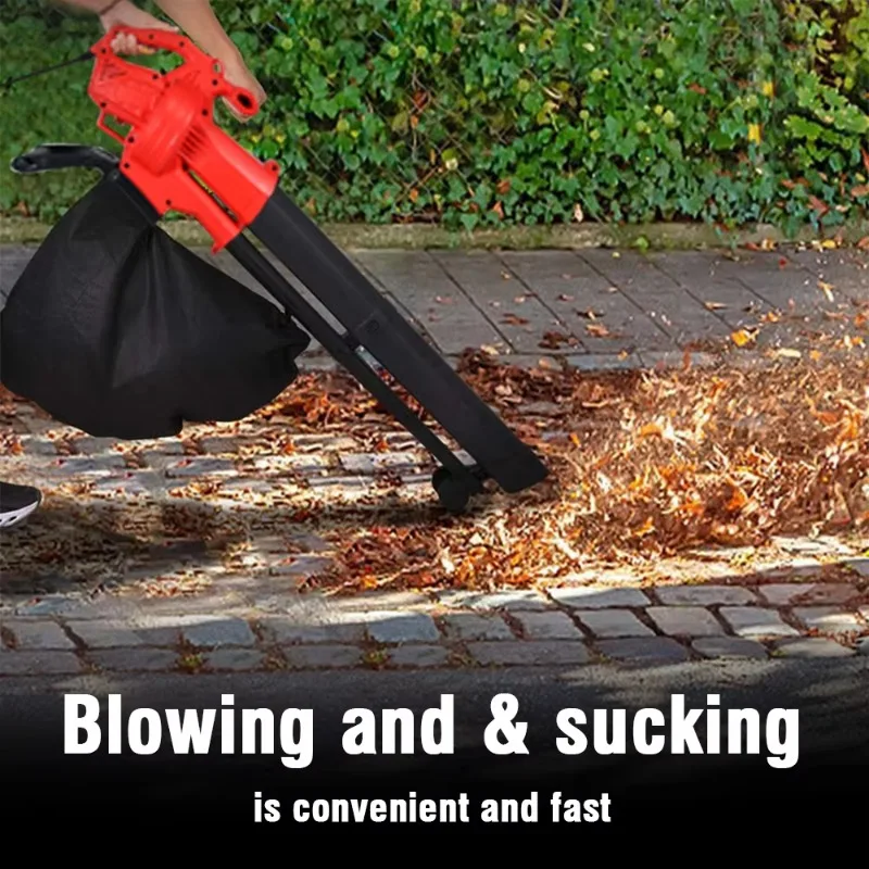 For 3-in-1 Electric Leaf Blower Vacuum Mulcher 3000W Brushless Motor 35L Collection Bag Industrial Grade Garden Yard Cleaning