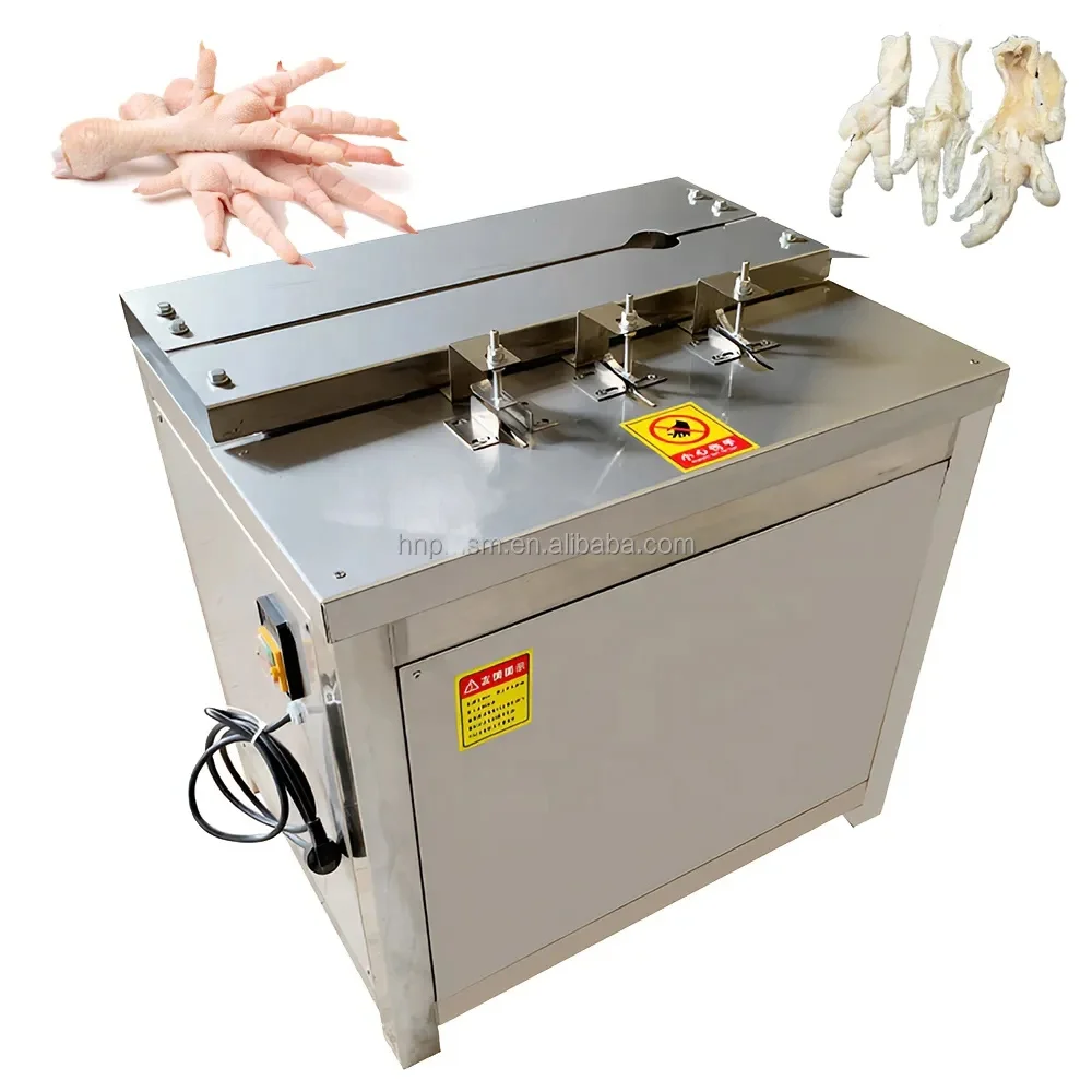 Factory Direct Sale Chicken Feet Opening Cutting Machine/mini Debone Chicken Feet Machine/chicken Paws Bone Remover Machine