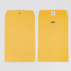 Sharkbang 20pcs/Pack Self Sealing Kraft Paper Envelope Paper Bill/ Receipt Document Organizer Hydrosol Adhesive Maile Bags