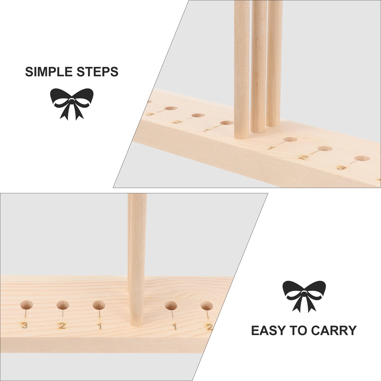 

Wooden Bow Maker Tool Diy Craft Bows Kit Extended Bow Creating Device For Party Wedding Decoration Handicraft Sewing Tool