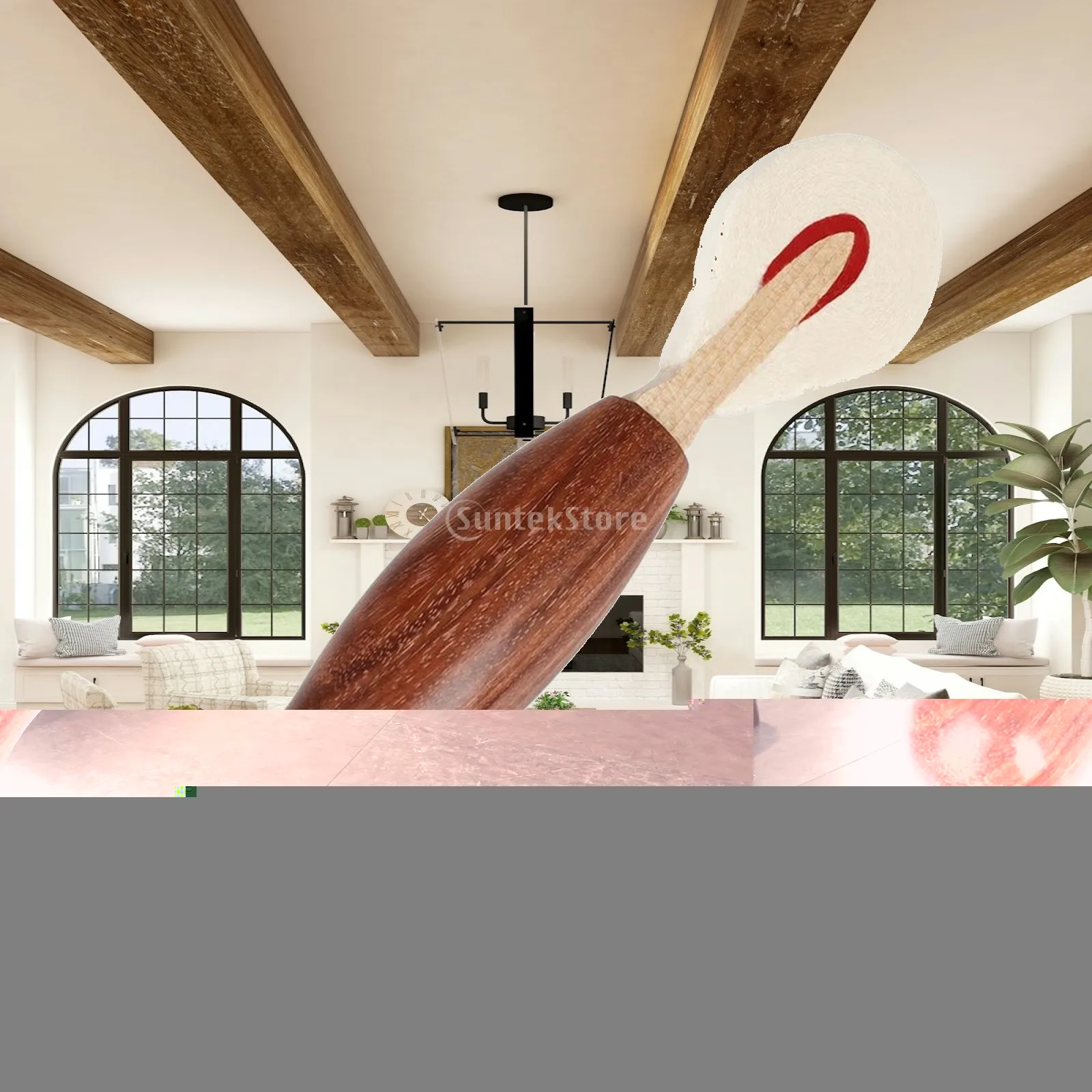 Professional Piano Hammer for Tuning and Key Striking Tests with Ergonomic Mahogany Handle