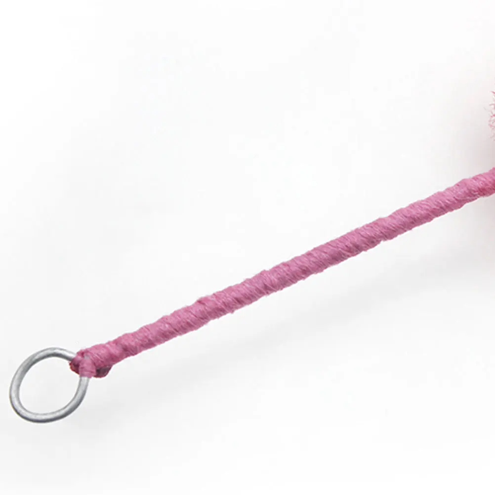 Brush Red Non-Slip Handle Nylon Bristles Deep Clean Instrument Tool Accessories Piccolo Trumpet Efficient Long Flute Cleaning