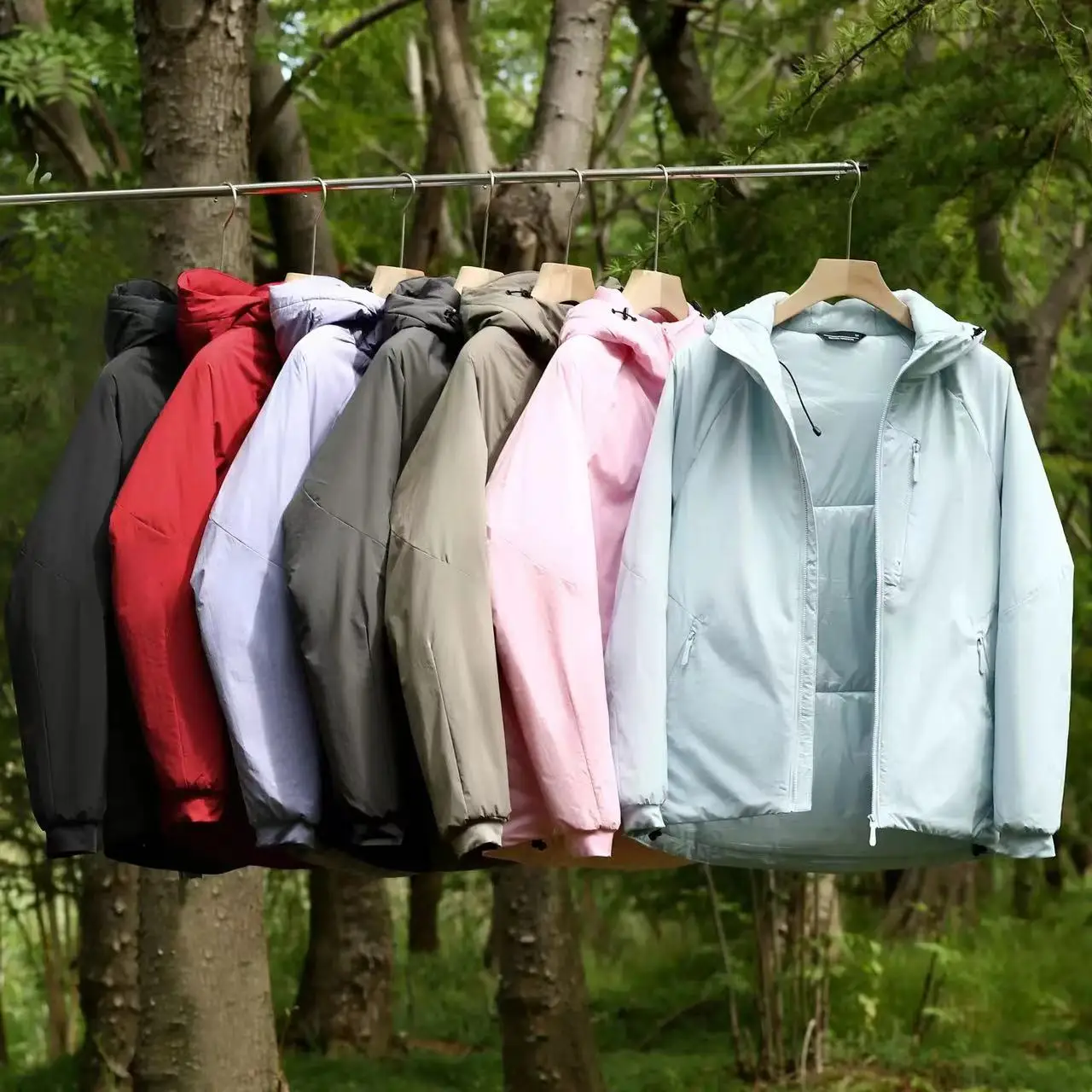 

New Snowy Cotton Hooded Jaet Couples Outdoor Sports Climbing Windproof Waterproof Warm Trendy Stand Fit Faion Urban Youth