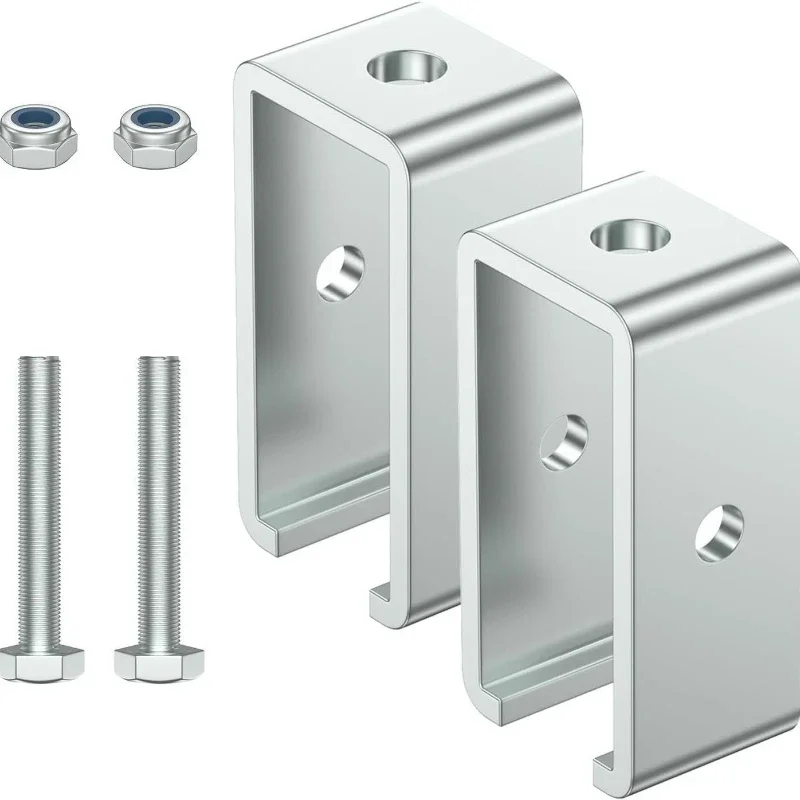 Channel Trolley Track Hanger Bracket for Strut Channel 95x55x43mm Intermediate Support Connector Extend Bracket Stainless Steel