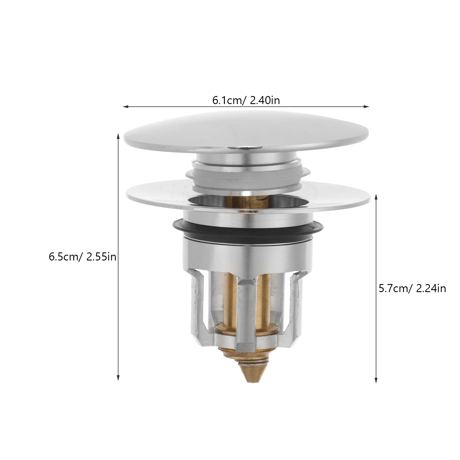 حمام من الفولاذ المقاوم للصدأ بالوعة التوصيل استبدال ترتد الأساسية تصميم السلس تدفق استنزاف تصفية ل بالوعة سدادة حوض الحمام #3