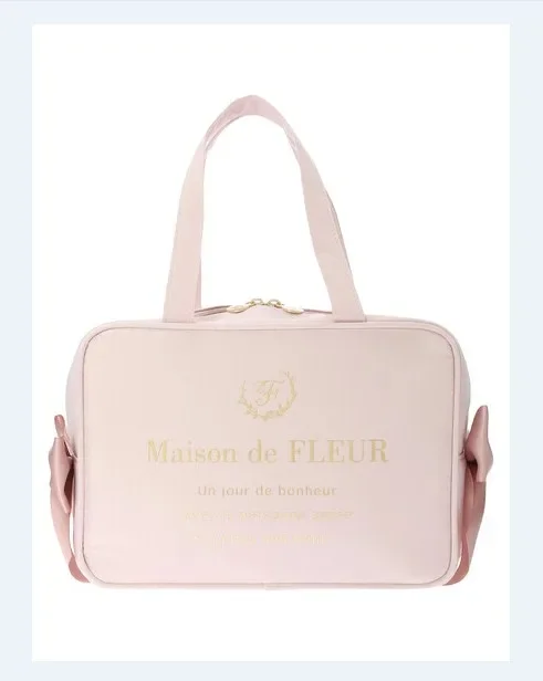 Imagem -03 - Bolsa de Refrigeração Xadrez Rosa para Mulheres Bolsa Isolada Bolsa Doce Bonita Estilo Japonês Nova