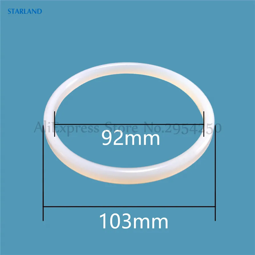 4Pcs Big Seal Ring For Front Panel Block Of Ice Cream Machine Silicone Backup Ring For Commercial Soft Serve Make 92MM*103MM