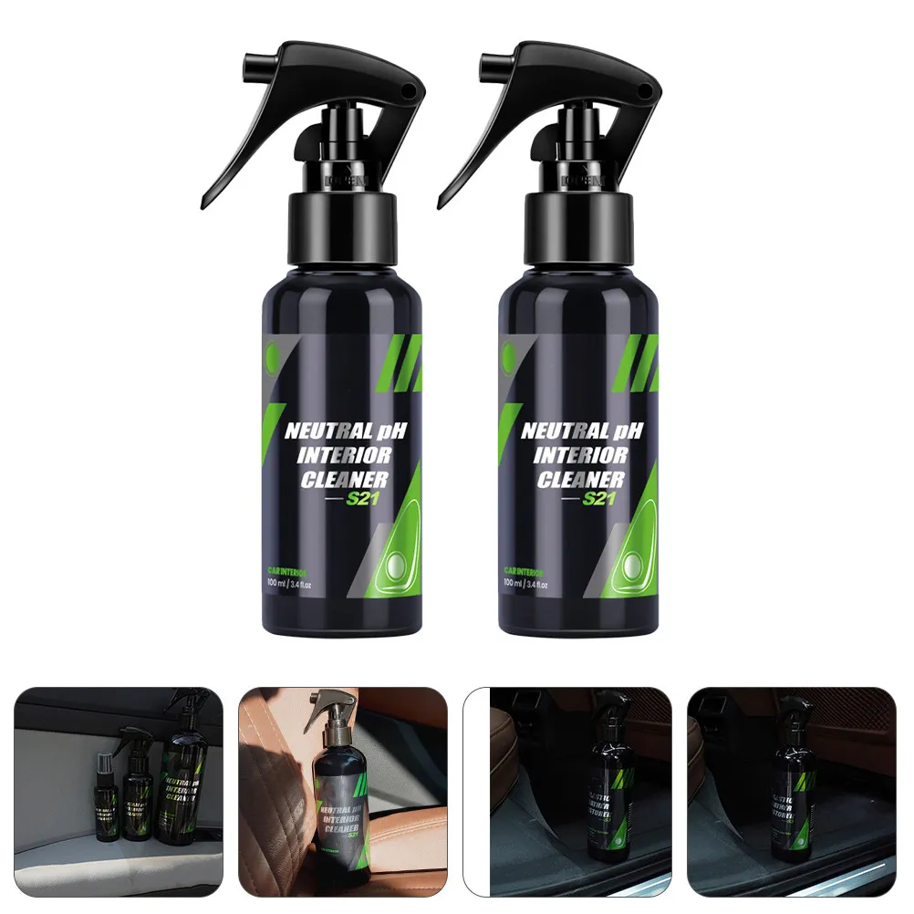 2Pcs Vehicle Plastic Renovation Agent Long-Lasting Car Renovation Agent Quick Penetrating Car Care Maintenance Restorer