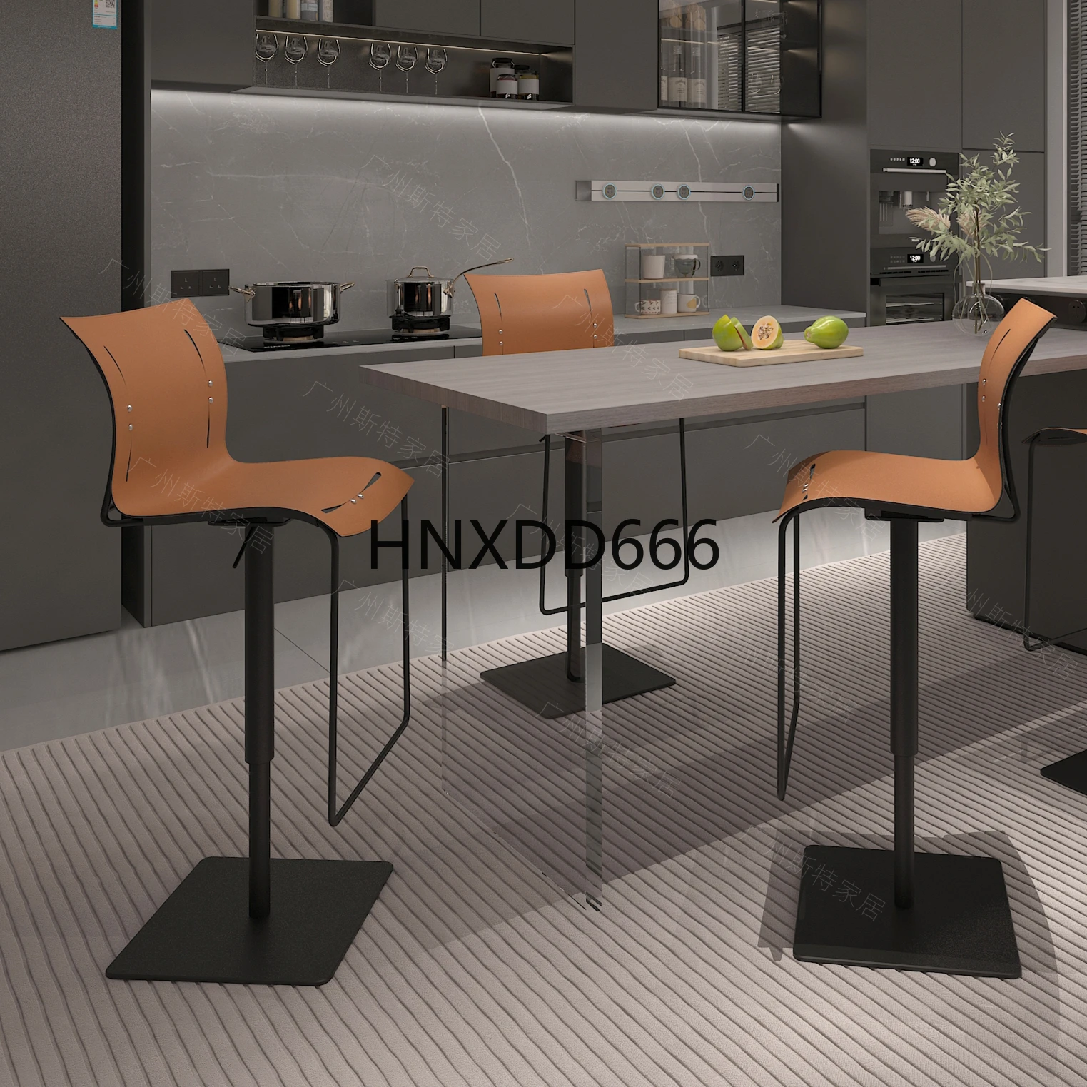 Simple lifting bar chair light luxury high stool