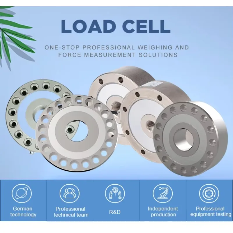 

NEW Factory Wheel Shape Donut Load Cell Compression Force Sensor Spoke Force Transducer 50kg 100kg 500kg 1t 3t 5t 10t 30t 50t 10