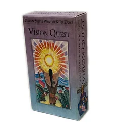 78Pcs Vision Quest Tarot Deck Cards High Quality English Version Fortune Telling Divination Oracle Deck Card Games